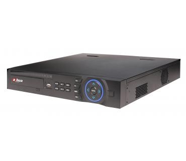 Dahua NVR7416-16P network video recorder display.