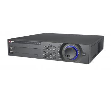 Dahua NVR7816-16P network video recorder display.