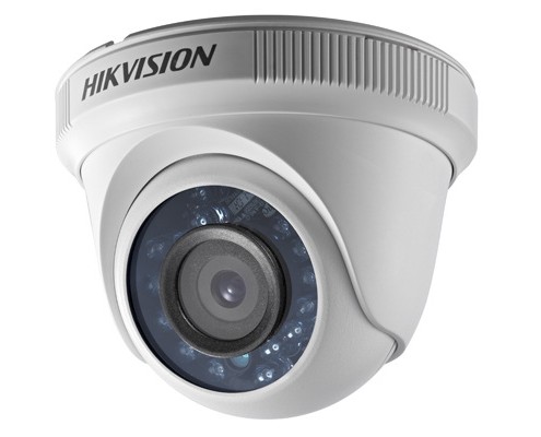 Hikvision DS-2CE56D1T-IR dome camera.