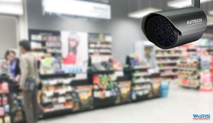 CCTV camera in a Store