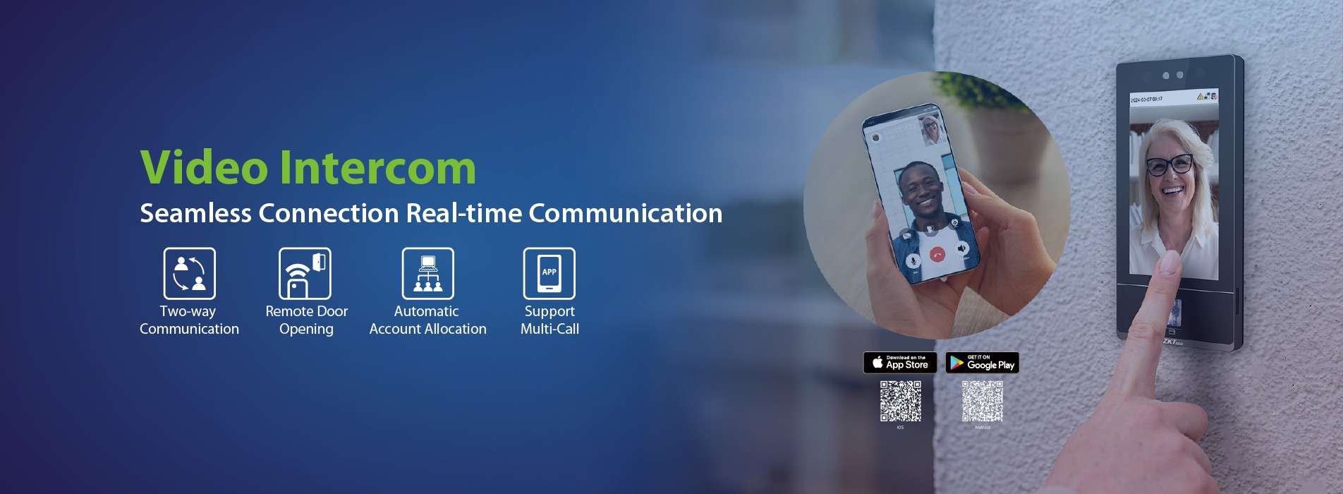 ZKBio CVSecurity V6.4.0_R Video Intercom Banner 202411
